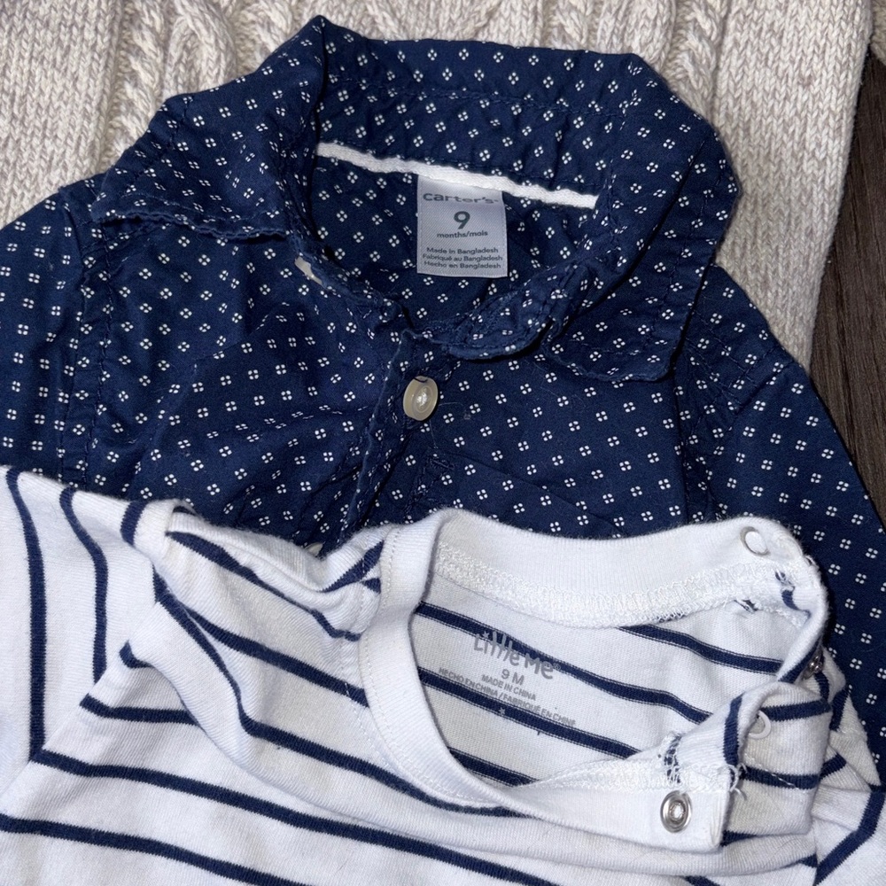 Bundle of 6 9 month outfits carters and more - Picture 7 of 12
